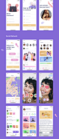 Ice Cream App on UI8 : Ice Cream App UI Kit is about things that make us happy with social media about photography, traveling and communication. 

High-quality pack based on a minimal design with illustrations includes 24 iOS screen templates designed for