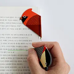 正品韩国bookfriends可爱鸟类绿色笔芯0.5mm圆珠笔书签创意书签笔-淘宝网