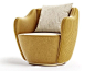 Armchair with armrests AUDREY M By Capital Collection design BOATTOMARTINOstudio