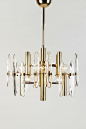 Hollywood Regency Sciolari Chandelier: 