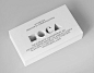 Minimalist Laser Cut Business Cards