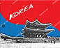 韩国餐馆壁画装饰画  韩国民族风情壁画装饰画  韩式壁画 韩服壁画装饰画 韩国主题定制壁画装饰画