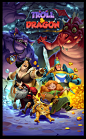 Troll & Dragon, Paul Mafayon : Illustrations for "Troll & Dragon" 
Publisher: LOKI - IELLO