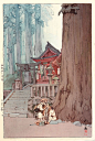 版画艺术家 Hiroshi Yoshida (吉田 博)