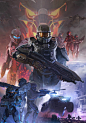 《光环5：守护者》（Halo5:Guardians）概念设计稿