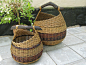 Willow baskets.