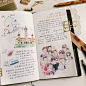 来自马来西亚92年女生做的旅行手账日记本，... 来自DIY实用手册 - 微博