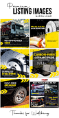 Premium Brake Pads || Listing Images || Infographics :: Behance