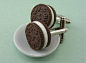 Oreo Cookie Cufflinks