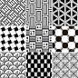 Monochrome Seamless Geometric Pattern Royalty Free Cliparts, Vectors, And Stock Illustration. Image 22238146.