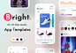 UI Kits : Bright UI Kit is a comprehensive mobile resource to kick off your app design project with ease. Design at a high velocity with this super crisp UI Kit that was built with care. We use the 8px design grid to ensure precise execution at every turn