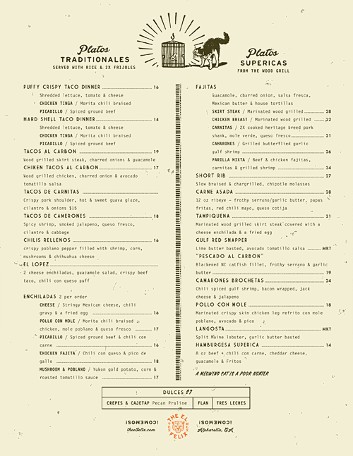 The El Felix Menu by...
