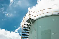 楼梯到天梯铁楼梯旁边的水箱