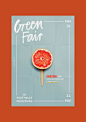 Green Fair Natural Event Poster Example | Venngage Inspiration Gallery