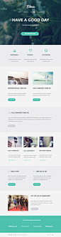 Elena Email PSD Theme