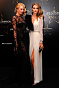 Candice Swanepoel & Rosie Huntington-Whiteley – Moet & Chandon Etoile Award in London