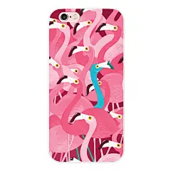 iphone7苹果6s手机壳6plus全包硅胶软壳5se日韩风火烈鸟保护套 女-淘宝网