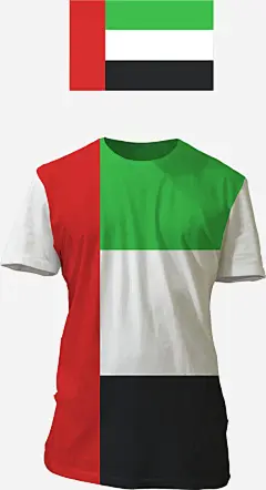 矢量手绘T恤_新图网 https://ixintu.com 矢量 手绘 T恤 立体 阿拉伯国旗