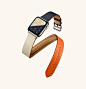 Apple Watch Hermès : Apple Watch Hermès 现有多款绚丽夺目的皮革表带以及由 Apple 全新打造的精美表盘。