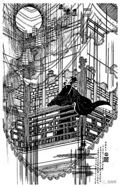 “十八描”第二十三集卢延光蒙复旦江郁之合作的《黄鹤楼的传说》