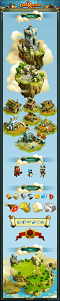 Castle Kingdom 城堡王国 建筑图标 场景人设GIF欣赏 |GAMEUI- 设计圈聚集地 | 游戏UI | 游戏界面 | 游戏图标 | 游戏网站 | 游戏群 | 游戏设计