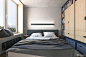 90平米三室一厅房屋床头壁灯装修效果图#卧室设计#