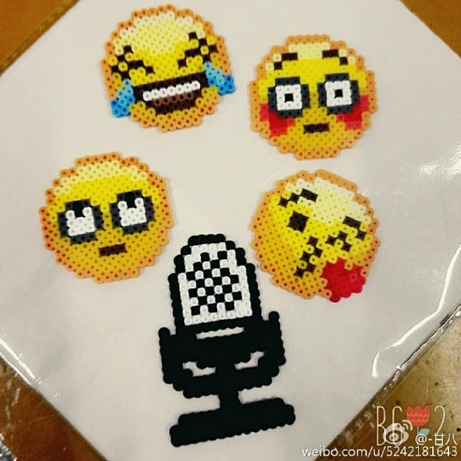 入坑第一天#我爱拼豆#@MM拼豆 同学非得让拼个鹿晗#鹿晗#