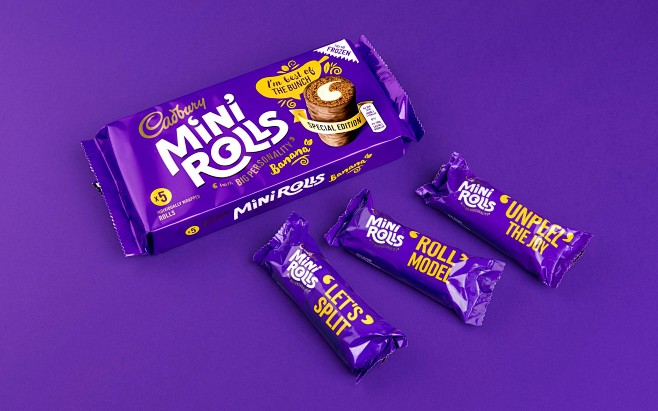 Cadbury Mini Rolls 食...