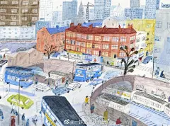 【插画欣赏】

一组轻松的插画，细节构图都非常考究。
By:Charlotte Ager ​​​​