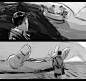 Love, Death and Robots v02  "The Drowned Giant"  (storyboards), Dan Milligan : Sharing some boards I did for The Drowned Giant ( Love Death and Robots volume 2). This was something new for me. Usually I work with a developed screenplay, sometime