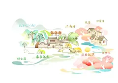 思维导图｜古诗记忆 《忆江南》 - 小红书