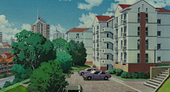 BadaBada采集到场景* 动漫场景插画(日韩)