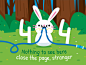 404错误页面兔子