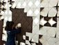 interactive wood wall panel: 