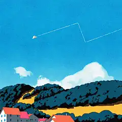 治愈系头像天花板，北海日本画家Kento Iida 治愈系插画_12