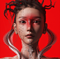 c4d CGI digital man  virtual human
