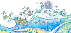 船,创意,海洋,手绘,鱼,童话插画,海报banner,卡通,童趣图库,png图片,网,图片素材,背景素材,141533@飞天胖虎