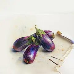 清新的水彩作品 | 插画师 Katerina Pytina ​ （转）@水彩达人