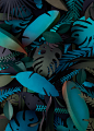 Jungle Boogie : We papercrafted these jungle settings for an upcomming exhibition in Amsterdam.To recreate our love for tropical jungle adventures and magical flora.