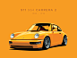 Porsche 911 (964) Carrera 2 by mvcnform on Dribbble