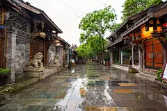 巷,风景,宽窄巷子,成都,四川省,旅游目的地,水平画幅,旅行者,户外,建筑结构