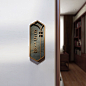 亚克力号码牌创意酒店房间门牌定制民宿包厢挂牌包间指示牌标识牌-淘宝网