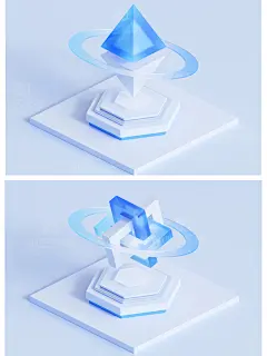 提升设计感的3D磨砂玻璃图标套