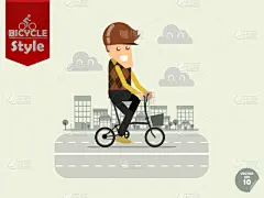 骑自行车,男人,自行车,概念,自行车头盔,城镇,背景聚焦,折叠
