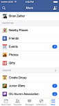 Facebook新版ios7风格 - 手机界面 - 黄蜂网woofeng.cn