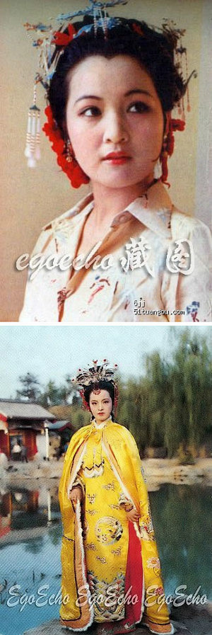 87版《红楼梦》的剧照，试妆照及定妆照。...