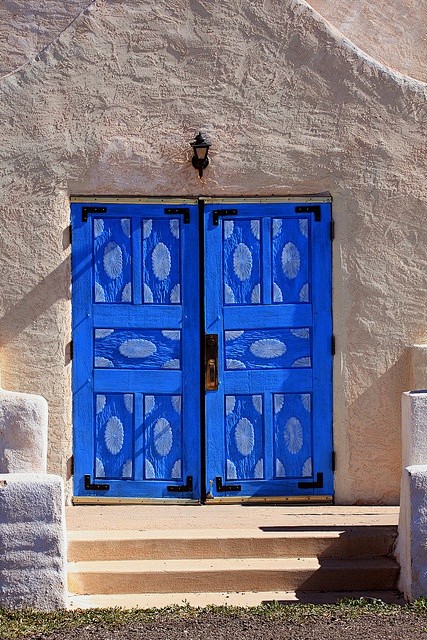 Doors / Carved Blue ...