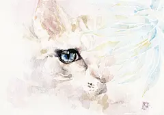汤圆领头. 白猫来一发. ( 咦? 只能发三张图么 _(・ω・｣ ∠)_ 电脑绘画板 ps cg插画上色教程