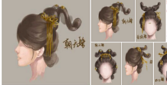 芭蕉1点90采集到历代服饰资料 发型