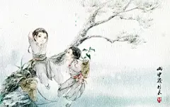 绯羽空空  的插画 山中岁月长
君心犹不知 万般无奈断琴弦。 君心可有忆， 情丝婉转梅林前。 一枕黄梁， 泪染红袖。 雕栏玉砌改朱颜。 对一轮寒月， 泪语涟涟， 望满园芳草， 寂寞容颜， 舞两袖清风， 故人已远。 君心犹不知， 前尘往事难再现。 君心可有忆， 海角风吹灭流年。